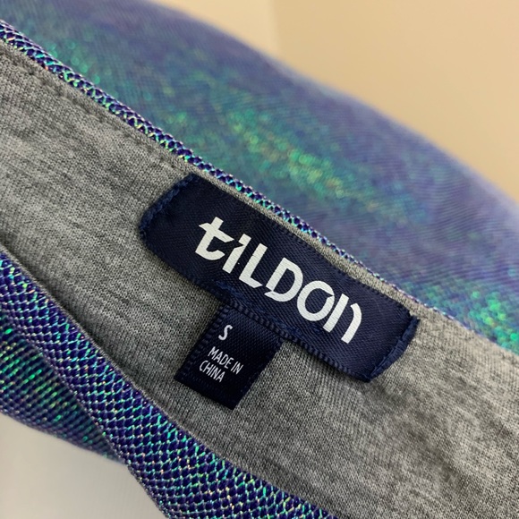 Tildon metallic mesh colorshift/mermaid vibe dress - Picture 5 of 8